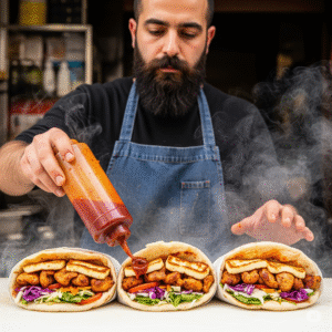 Gemini_Generated_Image_rtqqsprtqqsprtqq Chicken Shish wrap with Halloumi